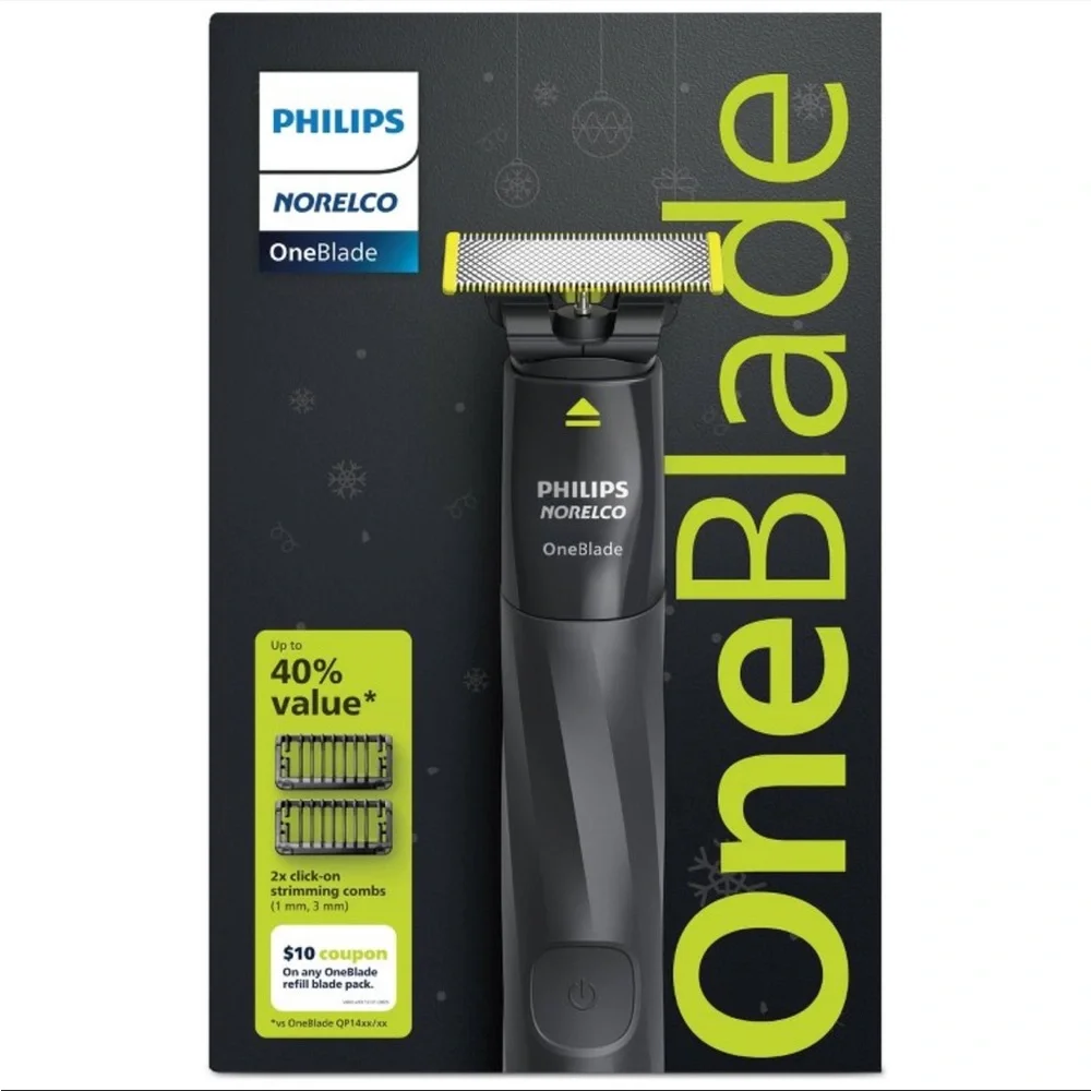 THE ORIGINAL PHILIPS NORELCO WATERPROOF ONEBLADE (NEW WITH TAGS)